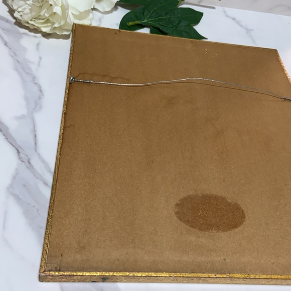Print Of A Young Woman At A Landfill Collecting Flowers in Gold Tone Frame - Picture 13 of 17